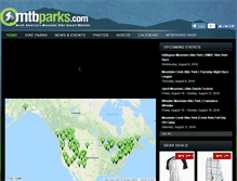 Tablet Screenshot of mtbparks.com